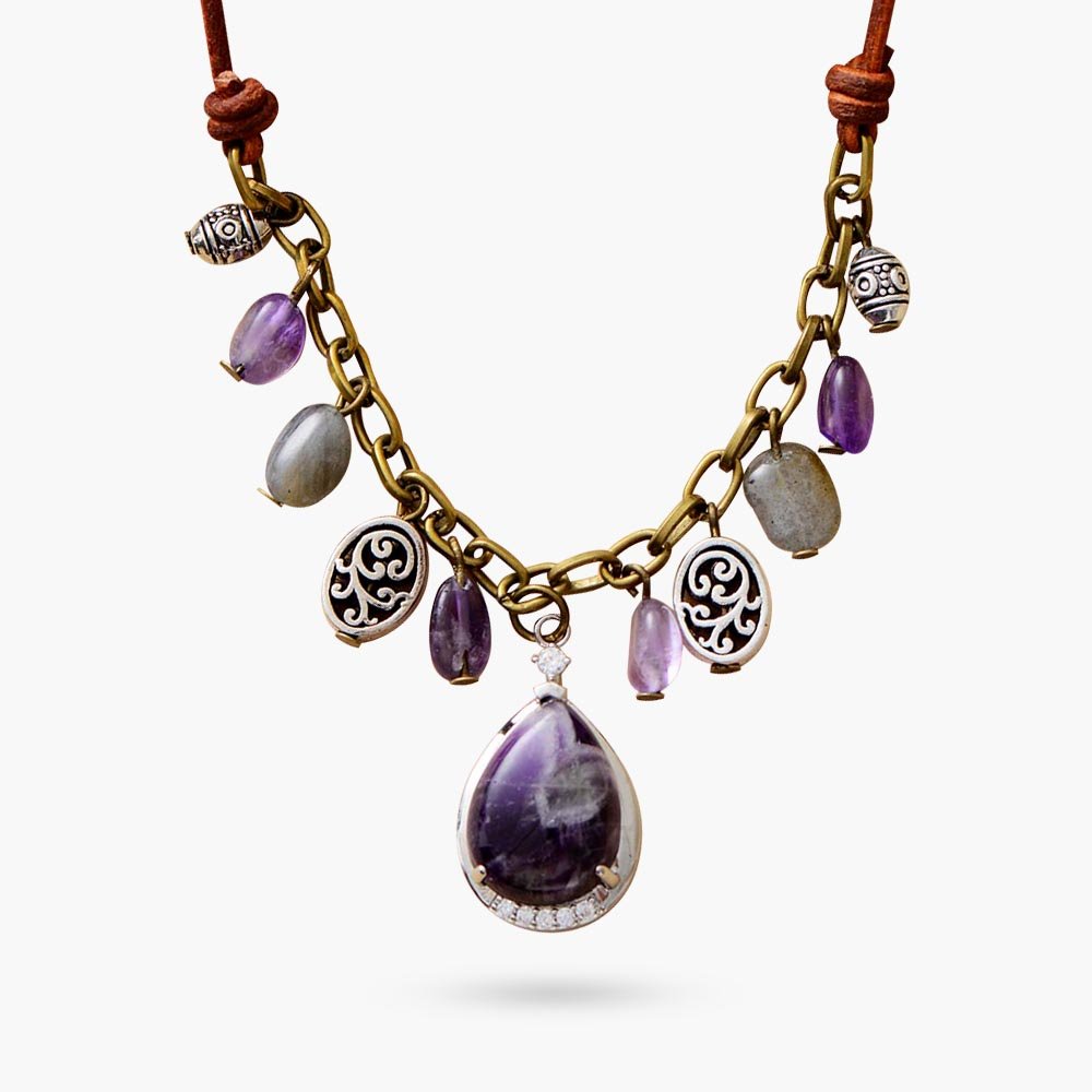 Antique Amethyst Necklace