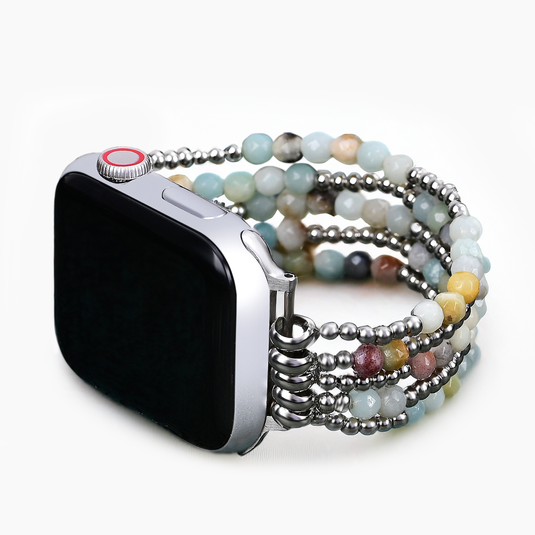 Correa elástica Amazonite Brilliance Apple Watch