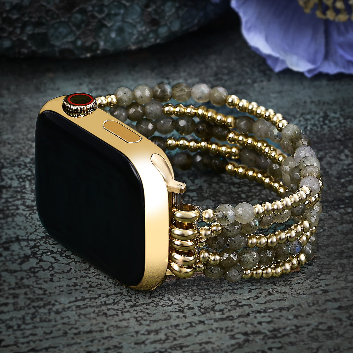 Labradorite Magic Stretch Apple Watch Strap