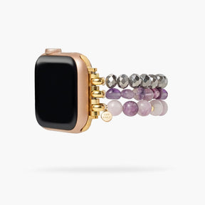 Apple Watch con brillo de lepidolita