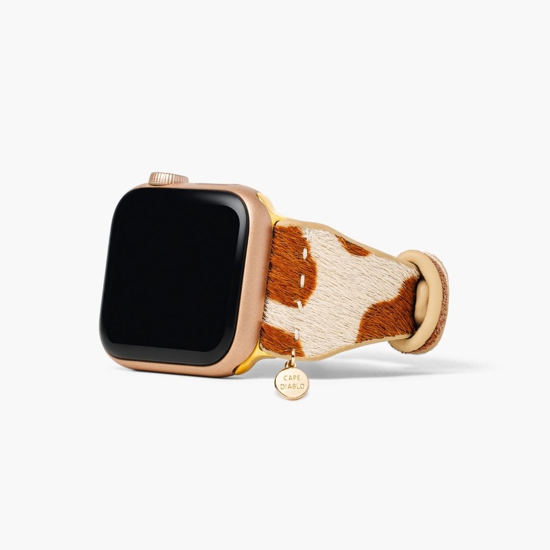 Correa de cuero elegante Apple Watch Savannah