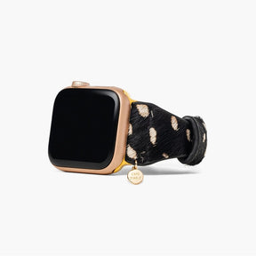 Monochrome Safari Leather Apple Watch Strap