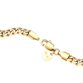 Pulsera Cubana (Oro) 5mm