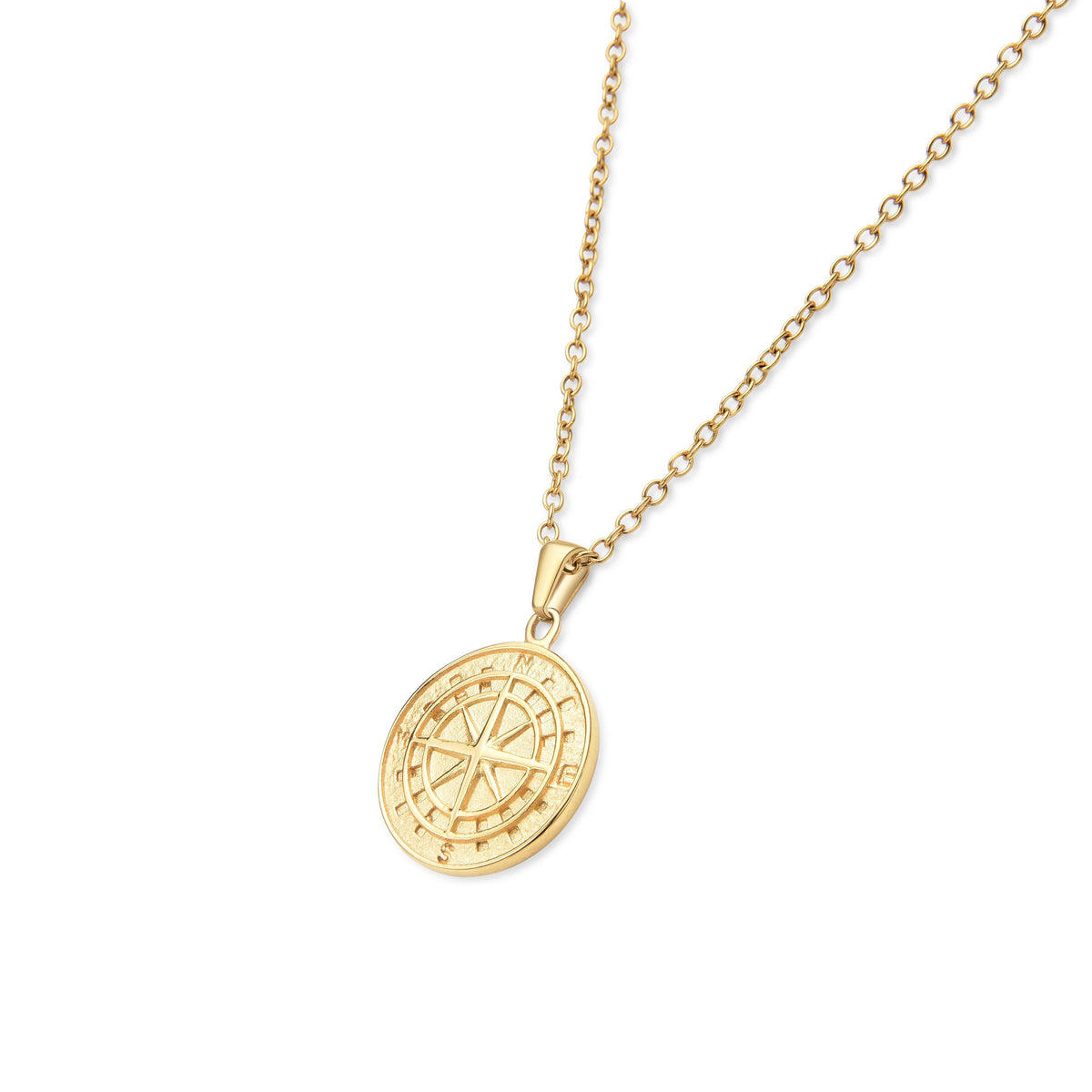 Compass Pendant (Gold)