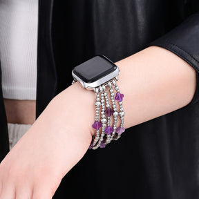 Celestial Charm Cross Stretch Apple Watch Strap