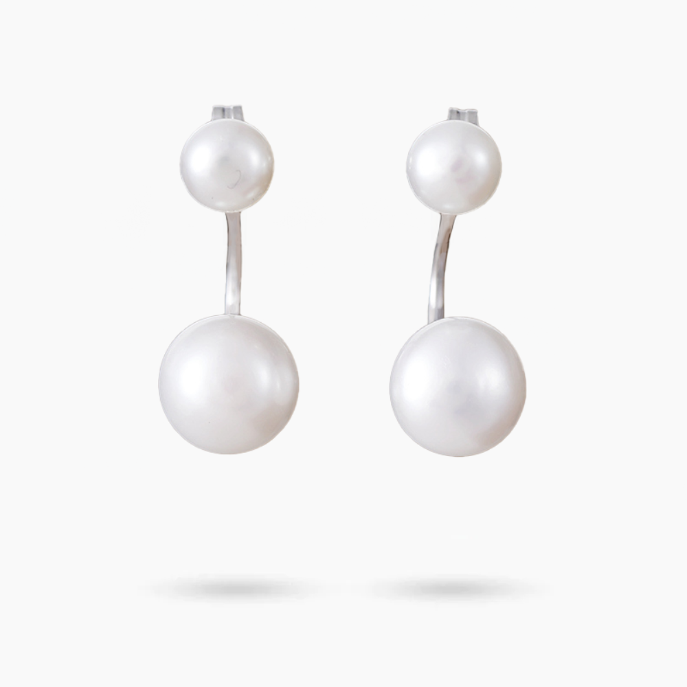 Luminous Moonlight Pearl Earrings
