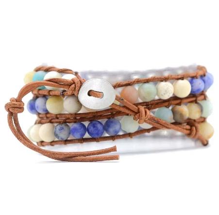 Pulsera de protección del amor de amazonita