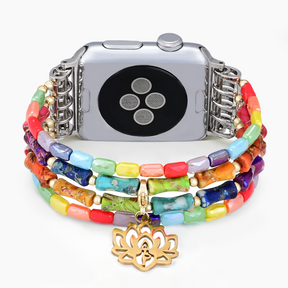 Lotus-Chakra-Stretcharmband für Apple Watch