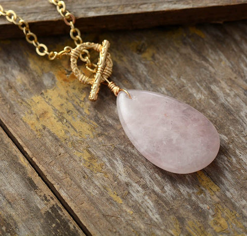 Classic Rose Quartz Necklace