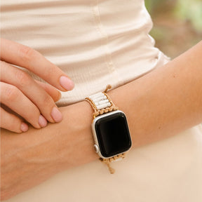 Heavenly Howlite Apple Watch Strap - Cape Diablo